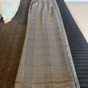 Bar III Black and White Checkered Pants